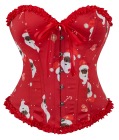 Holiday Print Corset