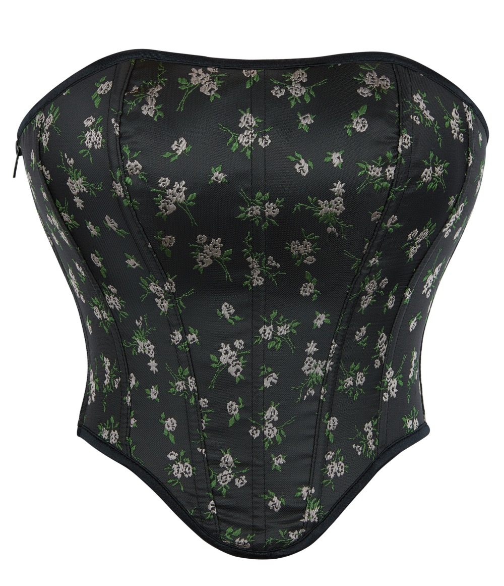 Floral Print Corset Top