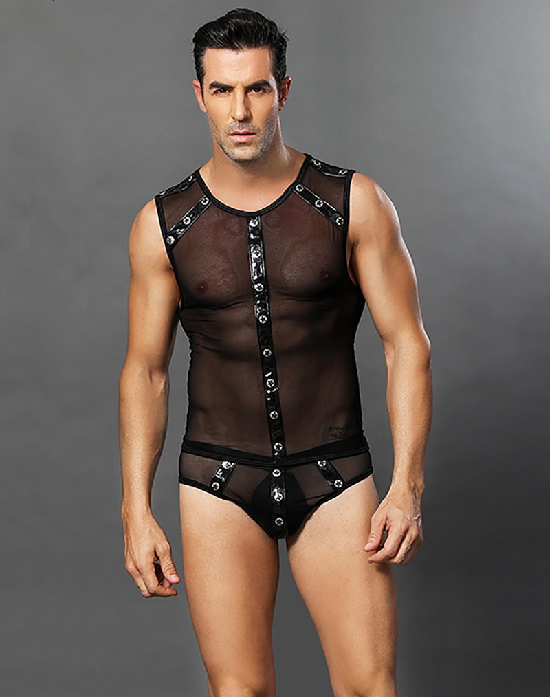 Men S Mesh Bodysuit Wholesale Lingerie Sexy Lingerie China Lingerie Supplier