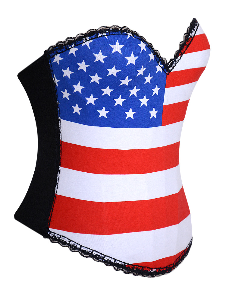 Flag of United States Corset - Wholesale Lingerie,Sexy Lingerie,China ...