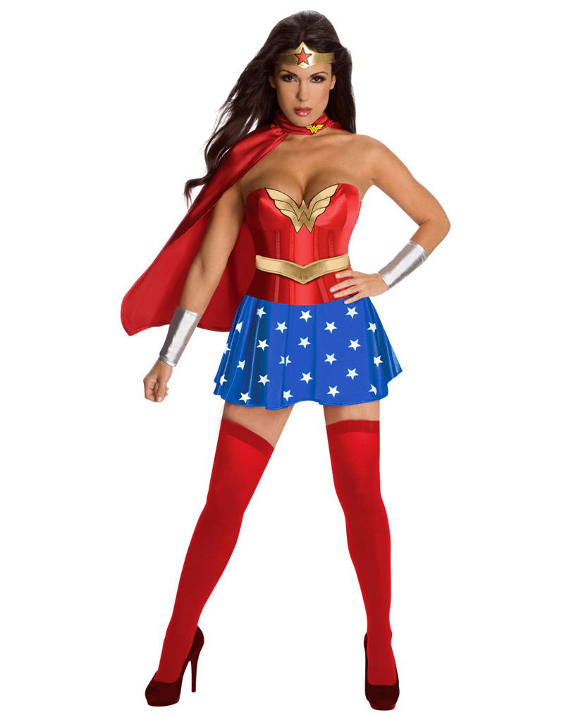 Sexy Lingerie, Wonder Woman Costume, Uniform Temptation, Halloween