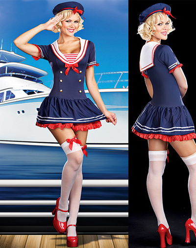 Hello Sailor! Costume - Wholesale Lingerie,Sexy Lingerie,China Lingerie ...